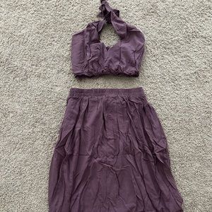 Layne Women 2- Piece Dark Purple Large